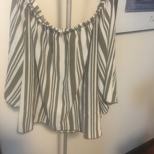 Off the shoulder blouse
